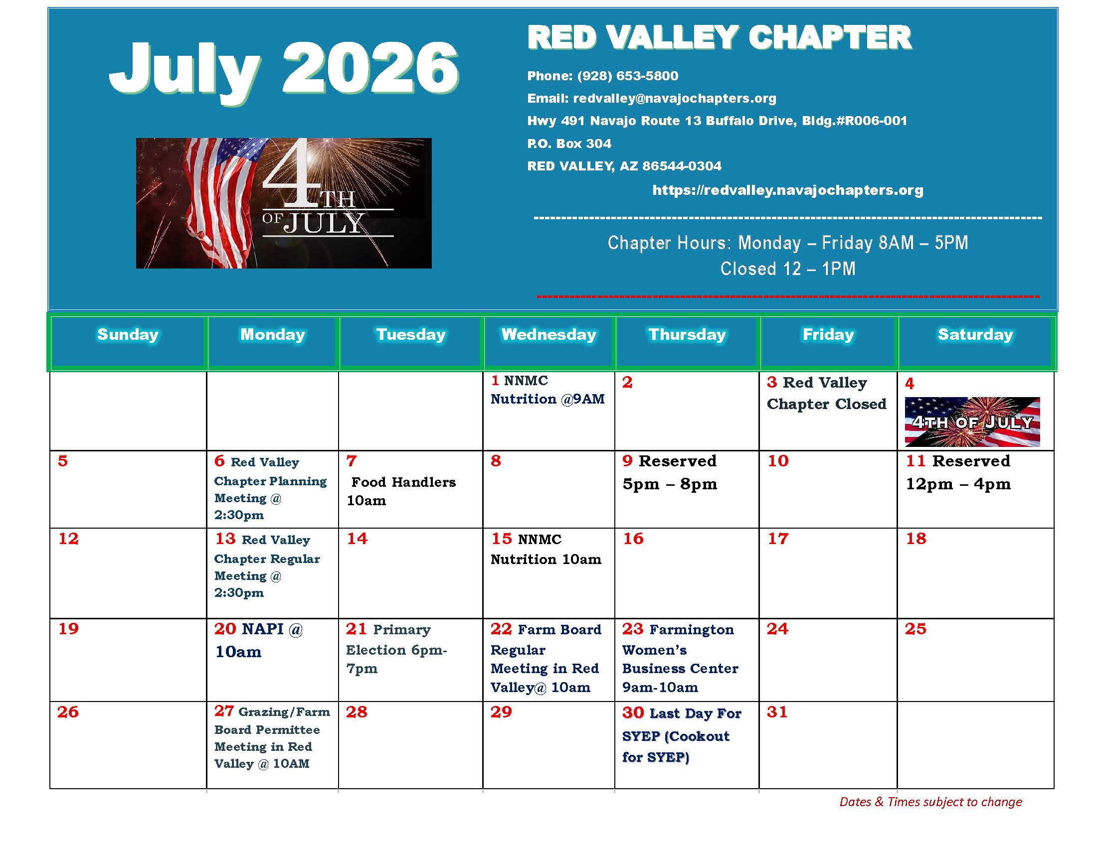 Calendar July2026